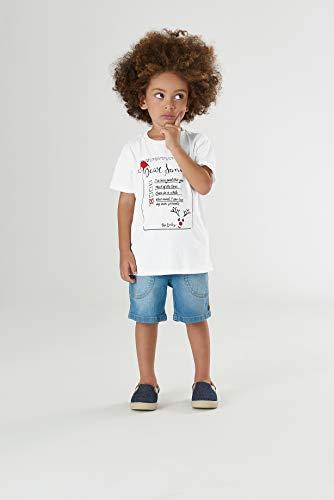 Camiseta Meia Malha, Up Baby, Bebê Meninos, Branco Especial, M