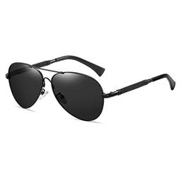 Cyxus Oculos de Sol Masculino, Aviador Oculos de Sol Homens Lentes Polarizadas Protegem UV Antirreflexo Proteger os Olhos
