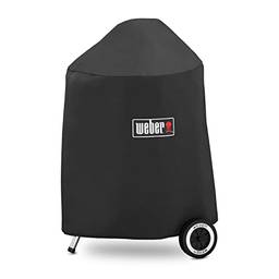 Weber Capa de grelha com saco de armazenamento para churrasqueiras a carvão Weber de 45,7 cm, preto