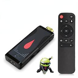 SZAMBIT Mini TV Stick Allwinner H313 X96S400 Android 10.0 Smart TV Box 4K 2.4G WiFi Set Top Box Media Player H.265 HEVC (1GB + 8GB)