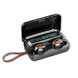 Domary F9-5 True Wireless Headphones Fones de ouvido Bluetooth 5.0 com microfone Fones de ouvido esportivos Touch Control Music Earbuds para telefones