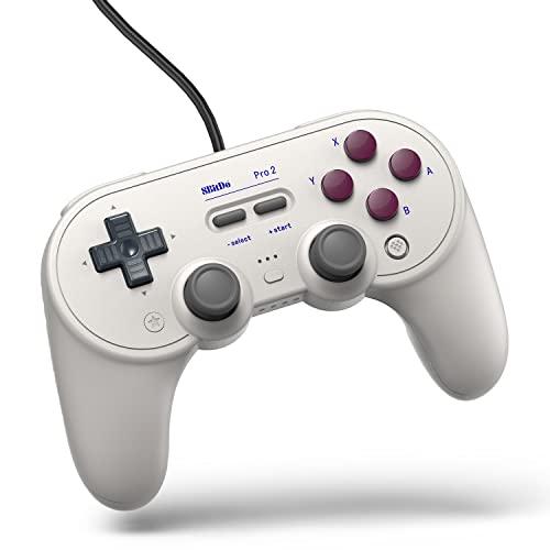 8BitDo Pro 2 Wired Controller for Switch, Windows, Android and Raspberry Pi (G Glassic Edition)