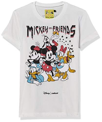 Camiseta Estampa Disney Colcci Fun, Meninas, Off Shell, 14