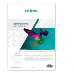 Papel Color Pop Kit Colibri Mimo - A4 - 180 gr - 100 unds