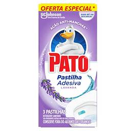 Desodorizador Sanitário Pato Pastilha Adesiva Lavanda 3UN