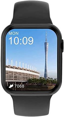 Smartwatch DT100 4Leader Relógio Inteligente Tela HD IPS 1.75" Relógio Bluetooth Chamada Personalizado Dinâmico rosto ip68 à prova d água Smartwatch masculino feminino (Preto)