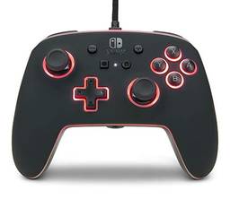 PowerA Spectra Enhanced Wired Controller for Nintendo Switch, gamepad, wired video game controller, gaming controller, officially licensed, light-up controller