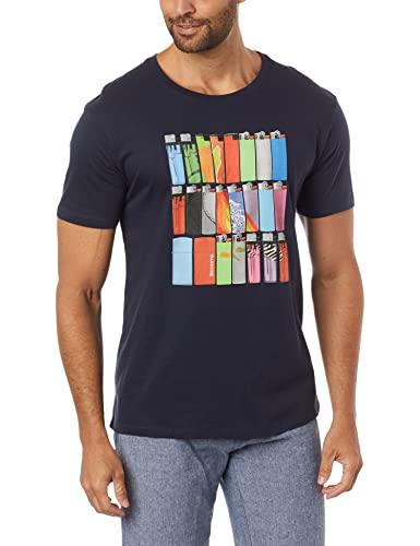 Camiseta Estampada Lighter, Reserva, Masculino, Marinho, G
