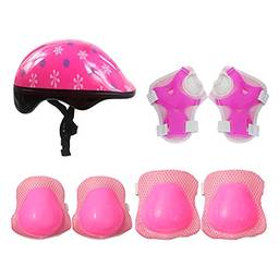 DM Toys Kit de Proteção Radical Plus Infantil Star Pink M 55-59cm, Radical, DMR5489