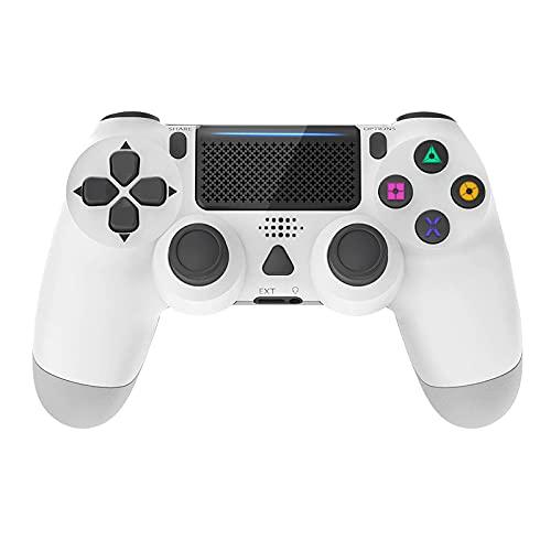 Controle Compatível Com Playstation 4, Dualshock Controle Sem Fio Bluetooth Com PS4 (Branco)