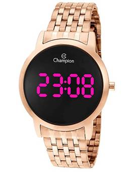 Relógio Digital, Champion, CH40097A, Rosê, Feminino