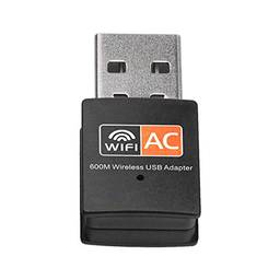 Btuty Adaptador Wireless USB Wifi Dual Band 600Mbps 2.4G + 5G Antena 802.11a / b/g/n/c