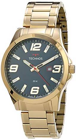 Relógio Technos, Pulseira de Aço Inoxidável, Masculino Dourado 2115MPIS/4A