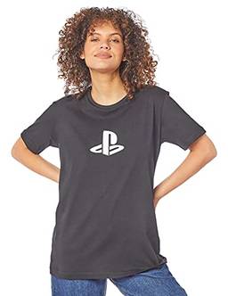 Camiseta Classic, Unissex, Sony Playstation, Preta, G
