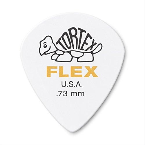 Jim Dunlop Palhetas de guitarra brancas Tortex Flex Jazz III 73 mm (468P.73)