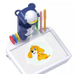 Mesa Projetora Infantil de Desenho Brinquedo Criativo 4 em 1