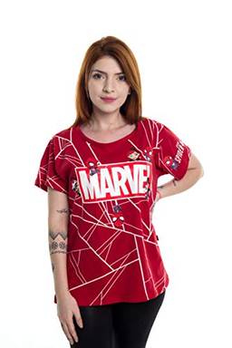 Camiseta Marvel Game Spider Peitoral, Piticas, Unissex, Vermelho, 10