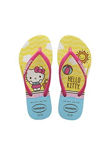 Chinelo Hello Kitty, Havaianas, Meninas, Branco, 27/28
