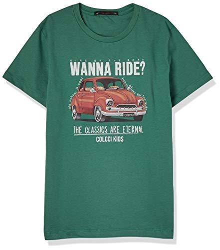 Camiseta Estampada: Wanna Ride? The Classics Are Eternal, Colcci Fun, Meninos, Verde Miller, 6