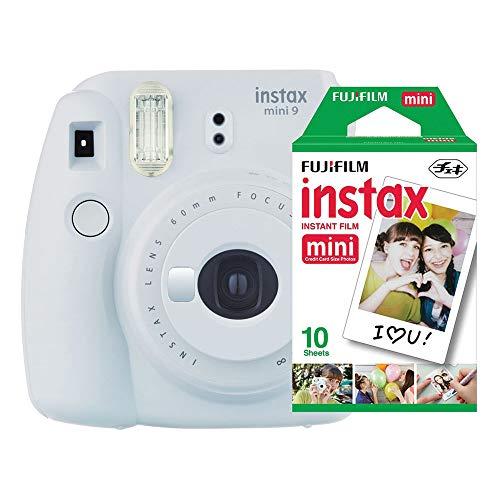 Kit Câmera Instantânea Instax Mini 9 Branco Gelo + Filme Instax Mini 10 fotos, Fujifilm
