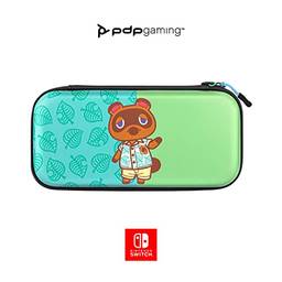 Gaming Slim Deluxe Travel Case with Built-in Console Stand & Removeable Wrist Strap - Animal Crossing Tom Nook - Nintendo Switch