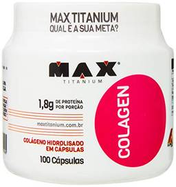 Colageno Hidrolisado 100 Capsulas - Max Titanium