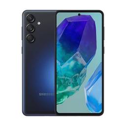 Samsung Galaxy M55 5G, Câmera Tripla Traseira de até 50MP, Selfie de 50MP, Nightography, Apagador de objetos, Tela Super AMOLED + de 6.7" 120Hz Vision Booster, 256 GB, 8GB de RAM - Azul Escuro