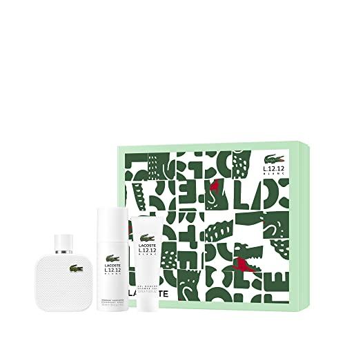 Kit Lacoste L12.12 Blanc Eau de Toilette de 100 ml + Deo Parfum de 150ml + Shower Gel de 50ml