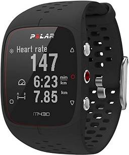 Relógio com GPS e Frequência Cardíaca no Pulso para Corrida M430, Polar, Preto, Único