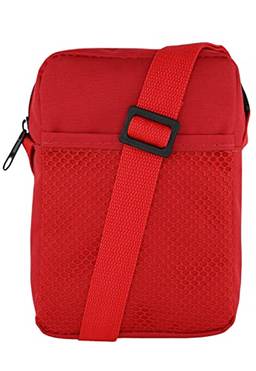 Shoulder Bag Lenna's Bolsa Transversal Básica de Nylon B065 Vermelha
