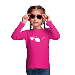 Camisa Infantil Fem M. Longa Proteção Solar UV50+ Glass - Rosa - 10 anos