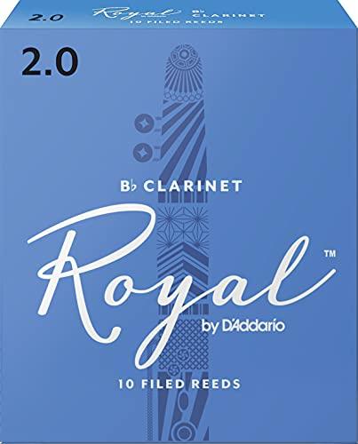 Palheta Clarineta 2 (caixa com 10) D'Addario Woodwinds Rico Royal RCB1020