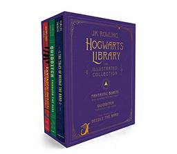 Hogwarts Library: The Illustrated Collection: Fantastic Beasts and Where to Find Them / Quidditch Through the Ages / the Tales of Beedle the Bard