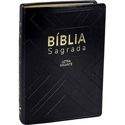 Bíblia Sagrada Letra Gigante com índice - Capa Preta: Nova Almeida Atualizada (NAA)