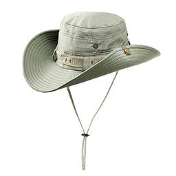 Domary Chapéu de sol dobrável ao ar livre para verão proteção ultravioleta para safari Chapéu para caça e pesca