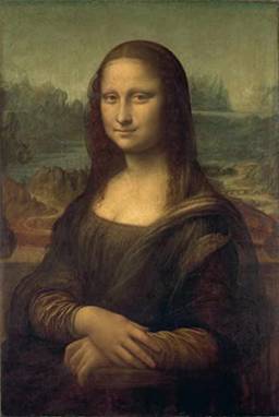 Mona Lisa de Leonardo da Vinci - 30x44 - Tela Canvas Para Quadro