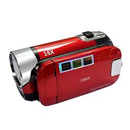 Domary Câmera digital gravador de vídeo 16X F-ocus Zoom Design 2.7 polegadas Tela TFT com suporte para cartão SD com bateria e alimentação para vídeo S-tudio