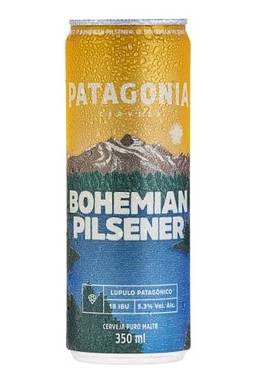 Cerveja Patagonia Bohemian Pilsener LT Sleek 350ml