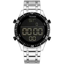 Relógio, Digital, TECHNOS, BJK006AE/1P, masculino, Prata