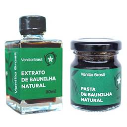 Pasta Baunilha 42g + Extrato Natural De Baunilha 30ml da Vanilla Brasil - Kit