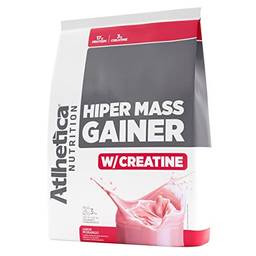 Hiper Mass Gainer - 3000g Morango - Atlhetica Nutrition, Athletica Nutrition