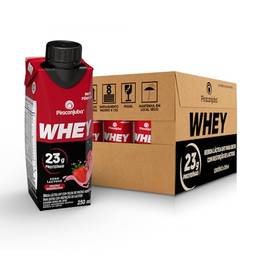 Pack de Whey Zero Lactose Frutas Vermelhas 23g Piracanjuba 250ml – 12 Unidades