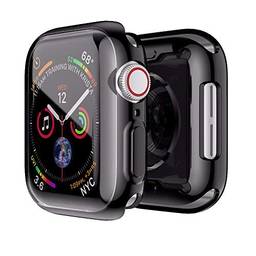 Capa Case Para Apple Watch Tpu borda Series 1 2 3 4 tamanho 44mm preto