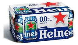 Heineken 0,0% álcool lata 350ml kit com 12 unidades