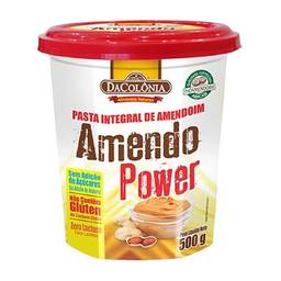 Amendopower Pasta De Amendoim Integral Zero 500G