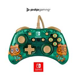 Rock Candy Wired Gaming Switch Pro Controller - Timmy & Tommy - Teal - Licensed by Nintendo - OLED / Lite Compatible - Compact, Durable Travel Controller - See Through
