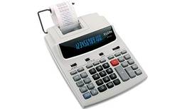 Calculadora de mesa com 12 dígitos, calendário, relógio e impressão de data MR-6124, Elgin, 42MR61240000, Gelo