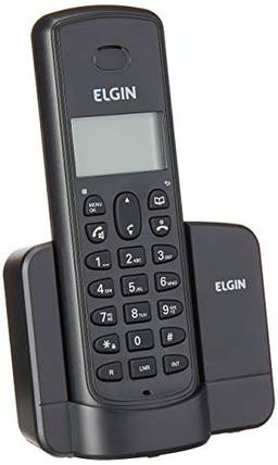 Telefone Sem Fio Elgin Com Identificador Tsf8001 Preto, Elgin, Tsf8001P, Preto