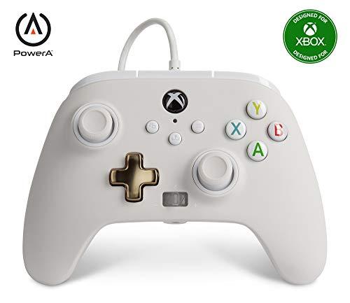 PowerA Enhanced Wired Controller for Xbox - Mist, Gamepad, Wired Video Game Controller, Gaming Controller, Xbox Series X|S, Xbox One - Xbox Series X
