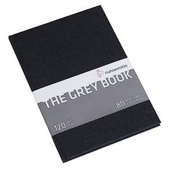 10628681 The Grey Book 120 G/M2, Caderno De Desenho,Tam A5,40 Fls.